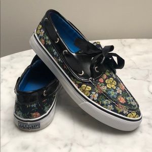 floral sperry topsider